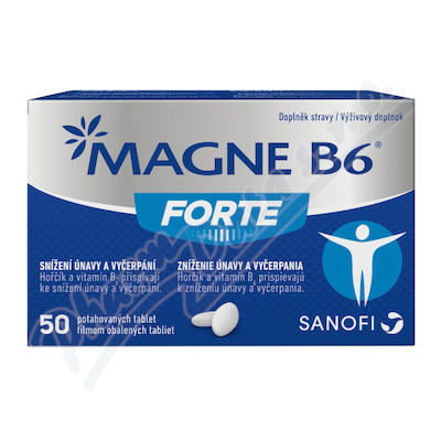 Magne B6 Forte tablety tbl.50 - lékárna s rozvozem po Ostravsku a Těšínsku