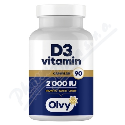 Olvy D3 vitamin 2000 IU cps.90 - lékárna s rozvozem po Ostravsku a Těšínsku