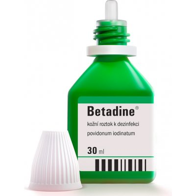 Betadine drm.sol.1x30ml (H) zelený - lékárna s rozvozem po Ostravsku a Těšínsku