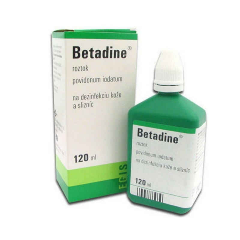 Betadine liq.1x120ml (H) zelený - lékárna s rozvozem po Ostravsku a Těšínsku