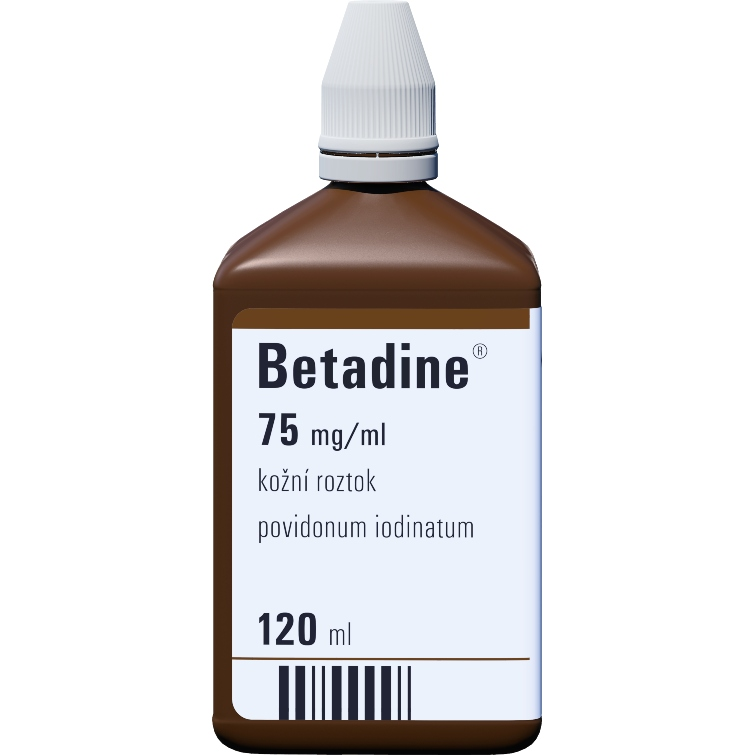 Betadine (chirurg.)liq.1x120ml (H) - lékárna s rozvozem po Ostravsku a Těšínsku