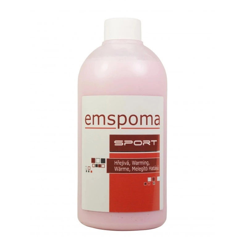 Masážní emulze Emspoma hřejivá O 1000 ml (růžová) - lékárna s rozvozem po Ostravsku a Těšínsku