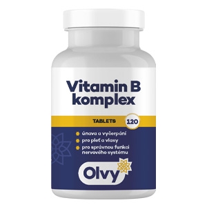 Olvy Vitamin B komplex 120 tbl.  - lékárna s rozvozem po Ostravsku a Těšínsku