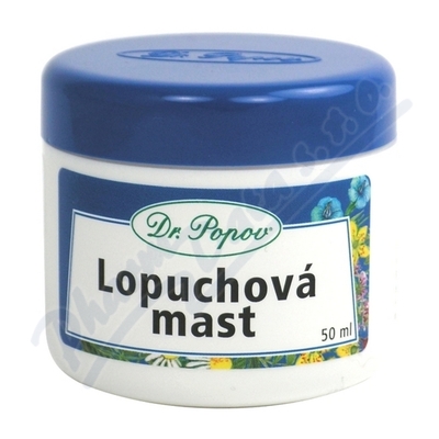 Dr.Popov Lopuchová mast 50g - lékárna s rozvozem po Ostravsku a Těšínsku