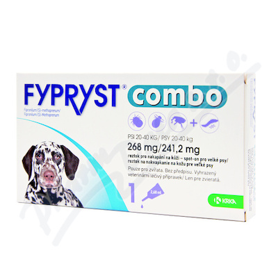 FYPRYST combo 1x2.68 spot-on pro psy 20-40kg - lékárna s rozvozem po Ostravsku a Těšínsku