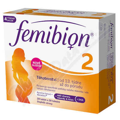 Femibion 2 Těhotenství tbl.28 + tob.28 - lékárna s rozvozem po Ostravsku a Těšínsku