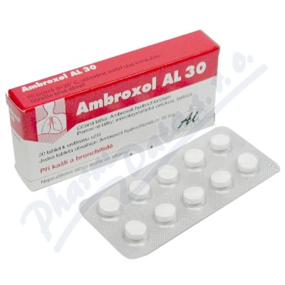 Ambroxol AL 30 tbl.20x30mg - lékárna s rozvozem po Ostravsku a Těšínsku
