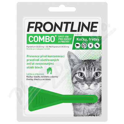 Frontline Combo Spot-on cat a.u.v.sol.1x0.5ml - lékárna s rozvozem po Ostravsku a Těšínsku