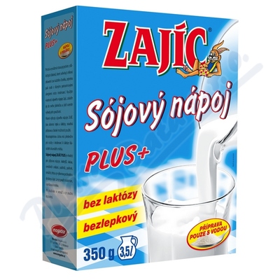 Sójový nápoj Zajíc Plus 350g - lékárna s rozvozem po Ostravsku a Těšínsku